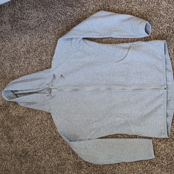 Gymshark gray Zip-Up Hoodie Size Medium - Picture 7 of 14